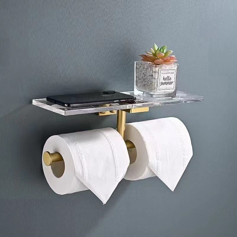 Porte Papier Toilette Et Brosse | WC DESIGN
