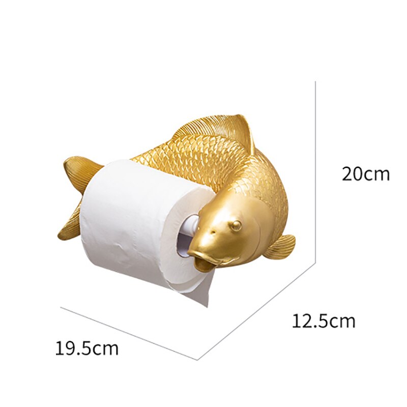 dimension porte papier toilette poisson