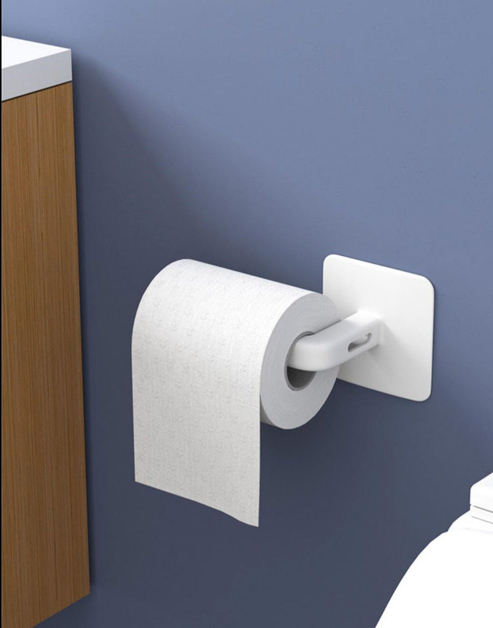 support papier toilette blanc simplicite