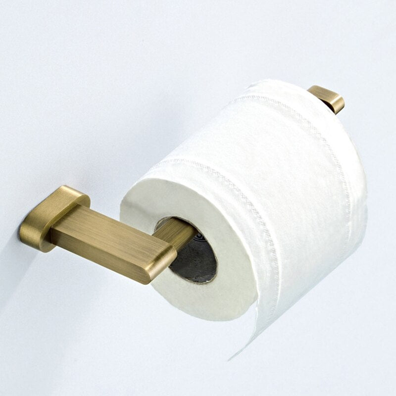 dérouleur papier toilette laiton